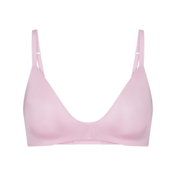 Skims Wireless Form T-Shirt Demi Bra in Baby Pink - Picture 3 of 3